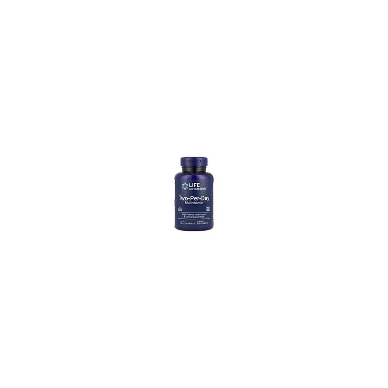 Life Extension, Suplemento multivitamínico V2, Dos cápsulas por día, 120 cápsulas