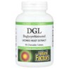 Natural Factors, DGL, Extracto de raíz de regaliz desglicirrizado, 90 comprimidos masticables