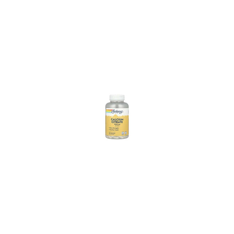 Solaray, Citrato de calcio, 1000 mg, 120 cápsulas vegetales (250 mg por cápsula)