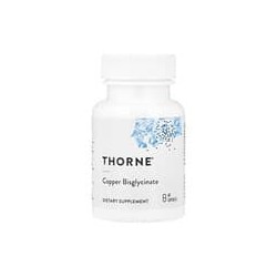 Thorne, Bisglicinato de cobre, 60 cápsulas