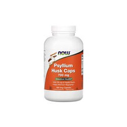 NOW Foods, Cápsulas de cáscaras de psilio, 700 mg, 360 cápsulas vegetarianas
