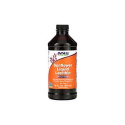NOW Foods, Lecitina líquida de girasol, 473 ml (16 oz. Líq.)