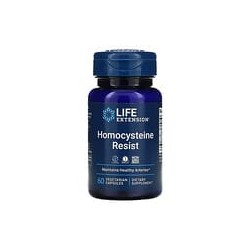 Life Extension, Refuerzo de homocisteína, Suplemento alimentario, 60 cápsulas vegetales