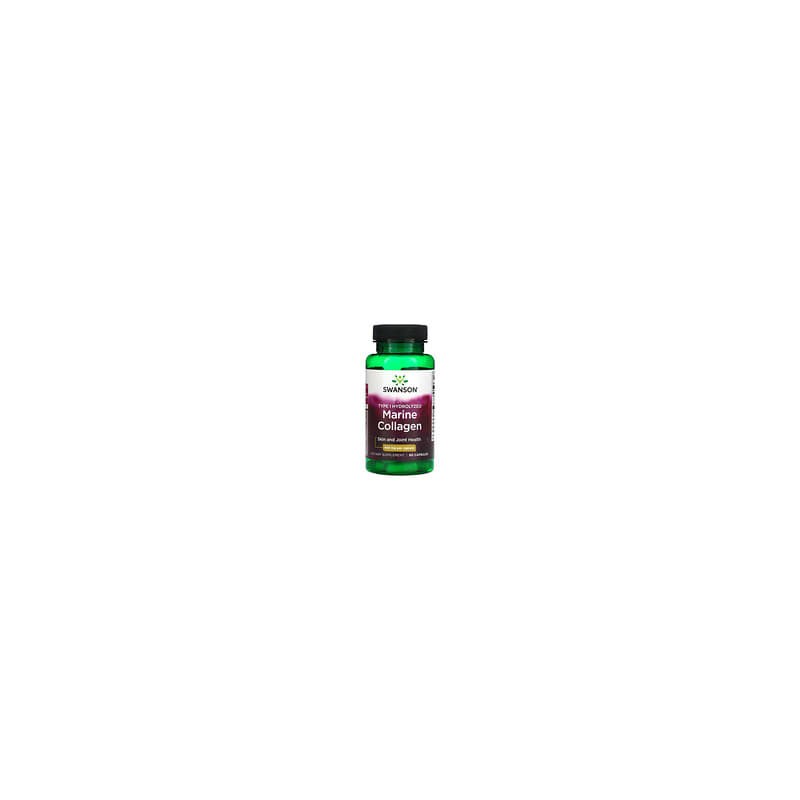 Swanson, Colágeno marino, 400 mg, 60 cápsulas