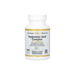 California Gold Nutrition, Complejo de ácido hialurónico, 60 cápsulas vegetales