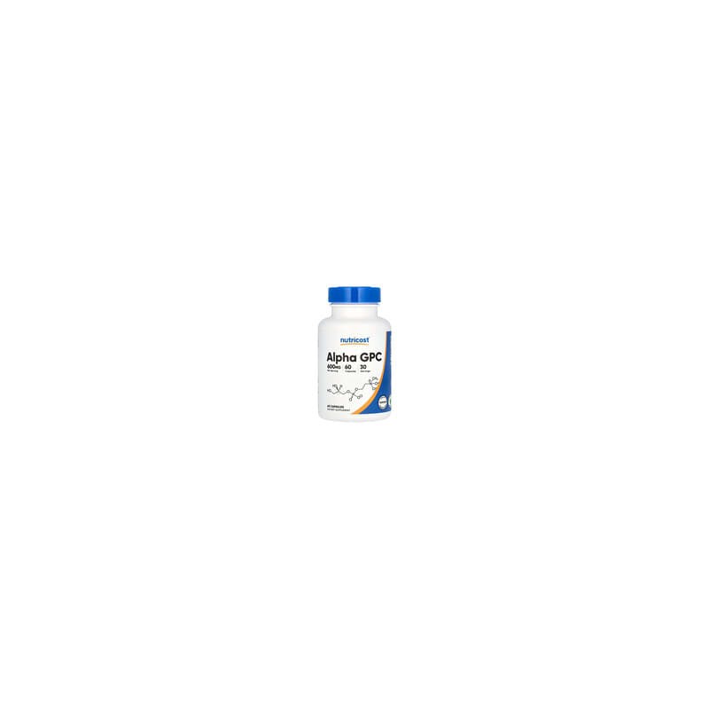 Nutricost, Alpha-GPC, 600 mg, 60 cápsulas (300 mg por cápsula)