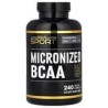 California Gold Nutrition, Sport, BCAA micronizados, Aminoácidos de cadena ramificada, 500 mg, 240 cápsulas vegetales (250 mg po