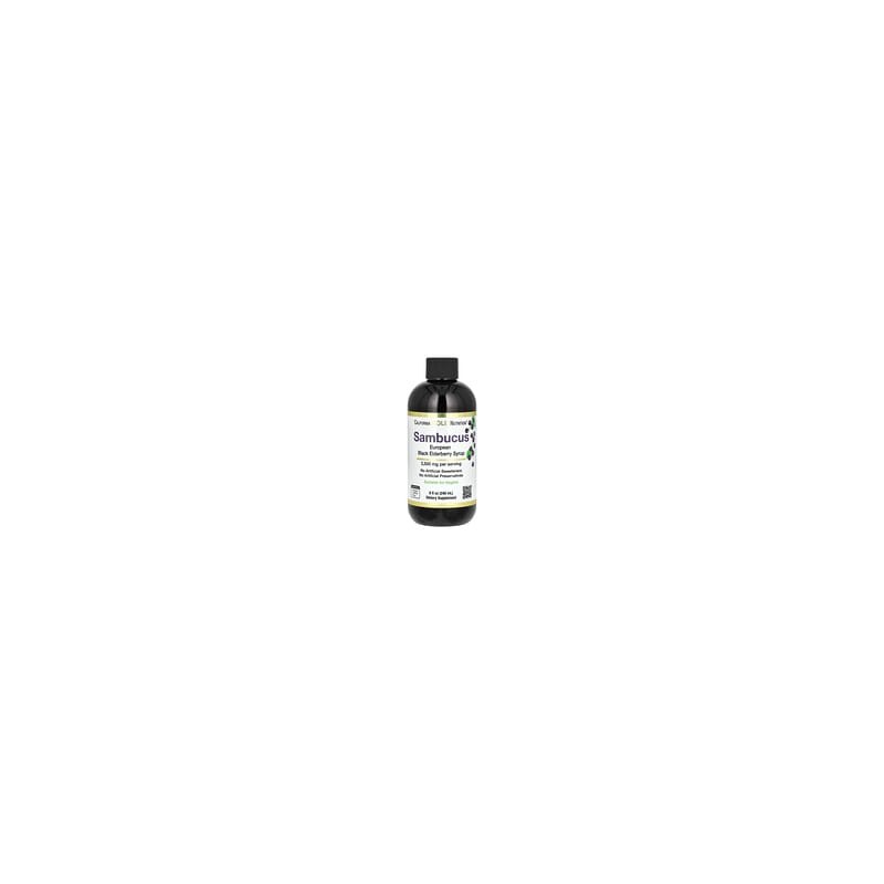 California Gold Nutrition, Sambucus, Saúco para adultos, 240 ml (8 oz. líq.)