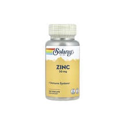 Solaray, Zinc, 50 mg, 100 cápsulas vegetales