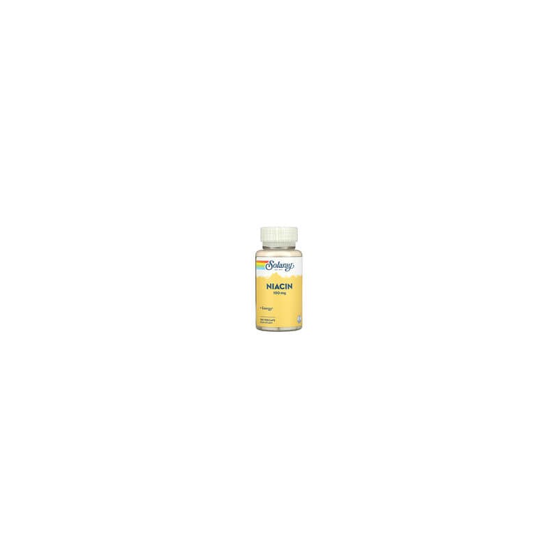 Solaray, Niacina, 100 mg, 100 cápsulas vegetales VegCaps