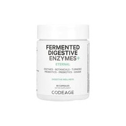 Codeage, Enzimas digestivas fermentadas y más, 90 cápsulas