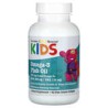 California Gold Nutrition, Aceite de pescado con omega-3 para niños, Sabor natural a fresa, 60 cápsulas blandas de gelatina de p