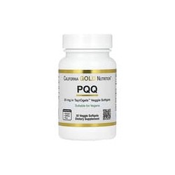 California Gold Nutrition, PQQ, 20 mg, 30 cápsulas blandas vegetales