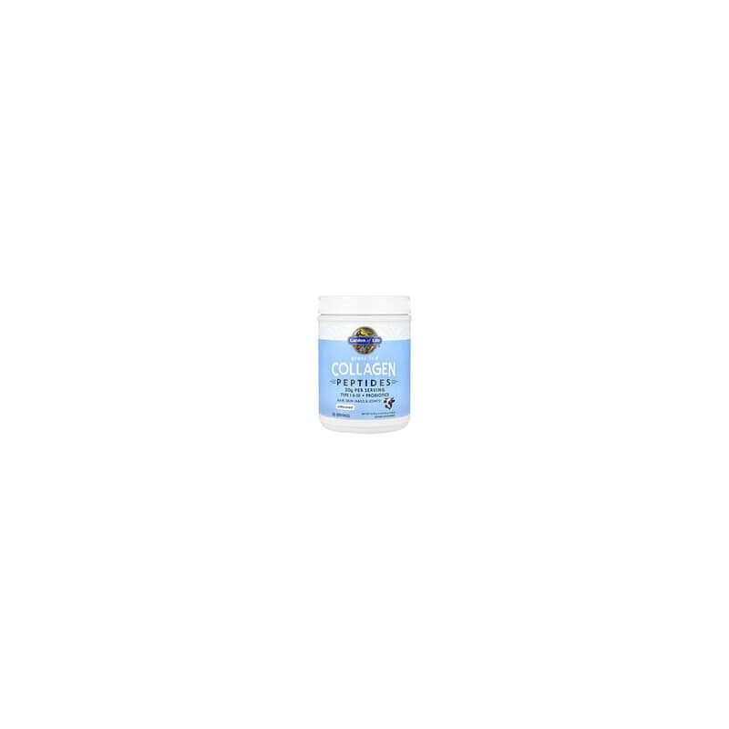 Garden of Life, Péptidos de colágeno alimentados con pasto, sin sabor, 19.75 oz (560 g)