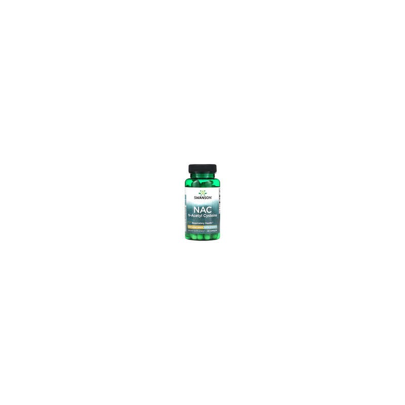 Swanson, NAC N-acetilcisteína, 1000 mg, 60 cápsulas