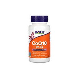 NOW Foods, CoQ10, 30 mg, 120 cápsulas vegetales