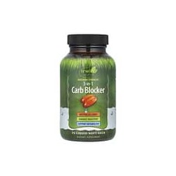 Irwin Naturals, Bloqueador de Carbohidratos 3 en 1, Máxima Potencia, 75 Cápsulas Blandas