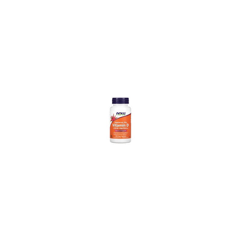 NOW Foods, Vitamina D seca vegetariana, 1000 UI, 120 cápsulas vegetales