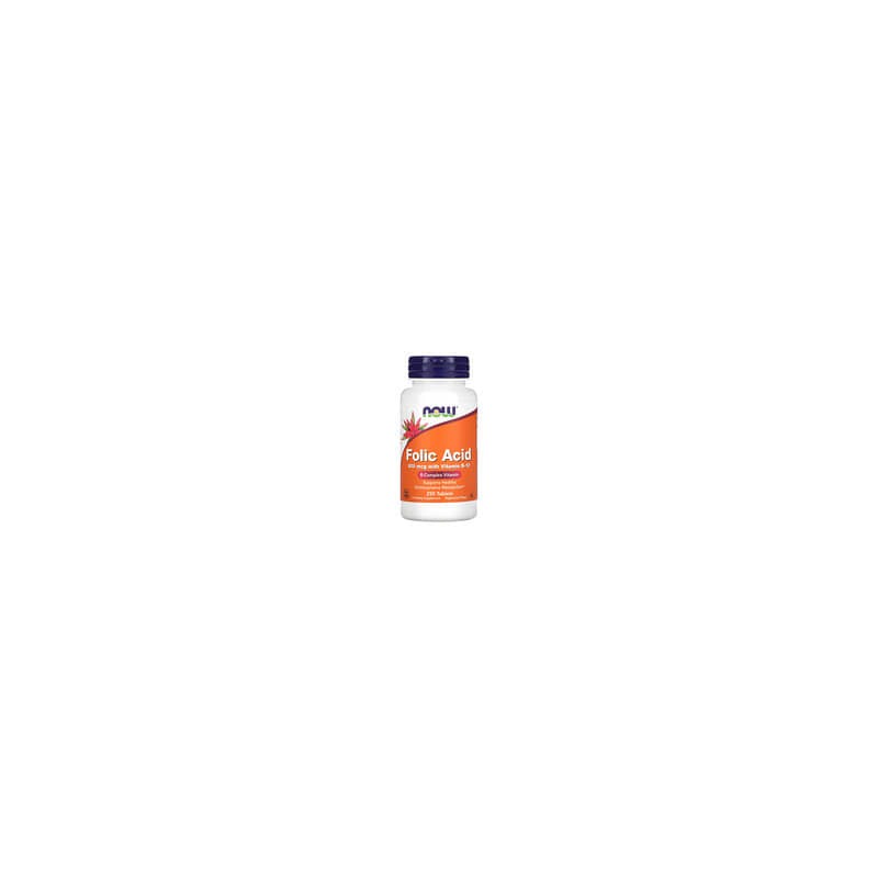 NOW Foods, Ácido fólico, 800 mcg, 250 comprimidos