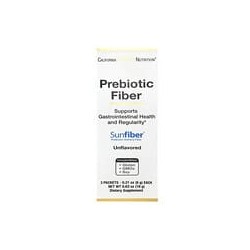 California Gold Nutrition, Fibra prebiótica, 3 sobres, 6 g (0,21 oz) cada uno