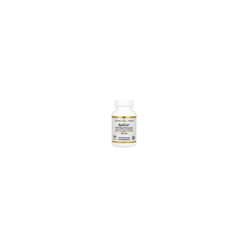 California Gold Nutrition, EpiCor, Fermento de levadura seca, 500 mg, 30 cápsulas vegetales