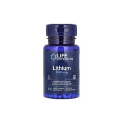 Life Extension, Litio, 1000 mcg, 100 cápsulas vegetales