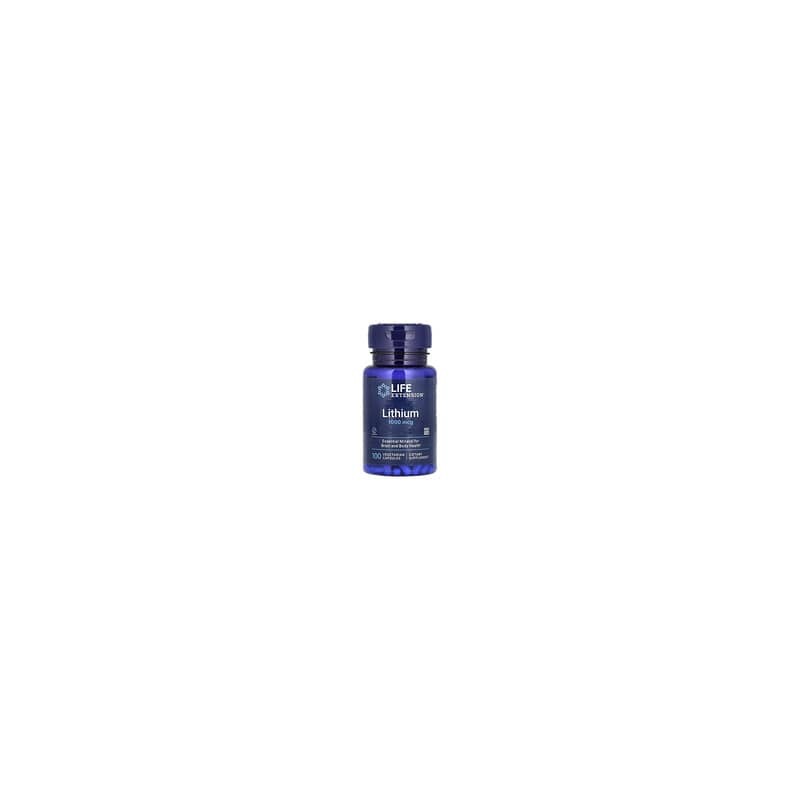Life Extension, Litio, 1000 mcg, 100 cápsulas vegetales