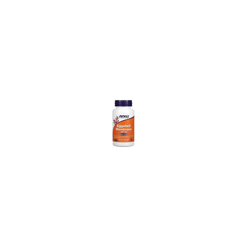 NOW Foods, Membrana de cáscara de huevo, 500 mg, 60 cápsulas vegetarianas