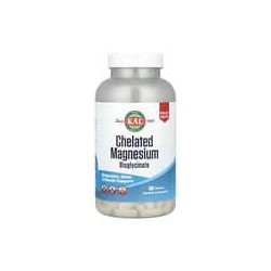 KAL, Bisglicinato de magnesio quelado, 315 mg, 180 comprimidos (105 mg por comprimido)
