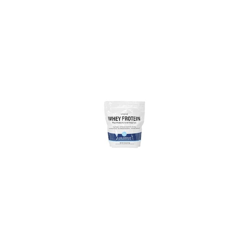 Lake Avenue Nutrition, Proteína de suero de leche y probióticos, Sin sabor, 2,27 kg (5 lb)