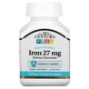 21st Century, Hierro de alta potencia, 27 mg, 110 comprimidos fáciles de ingerir