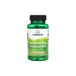 Swanson, Lactobacillus acidophilus, 1000 millones de UFC, 100 cápsulas