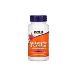 NOW Foods, Complejo B de coenzimas, 60 cápsulas vegetales
