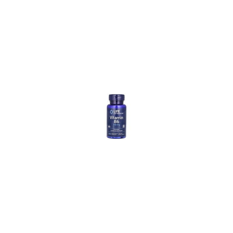 Life Extension, Vitamina B6, 250 mg, 100 cápsulas vegetarianas