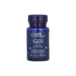 Life Extension, CoQ10 en forma de superubiquinol con Enhaced Mitochondrial Support™, 100 mg, 60 cápsulas blandas