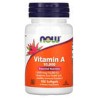 NOW Foods, Vitamina A, 10.000 UI, 100 cápsulas blandas