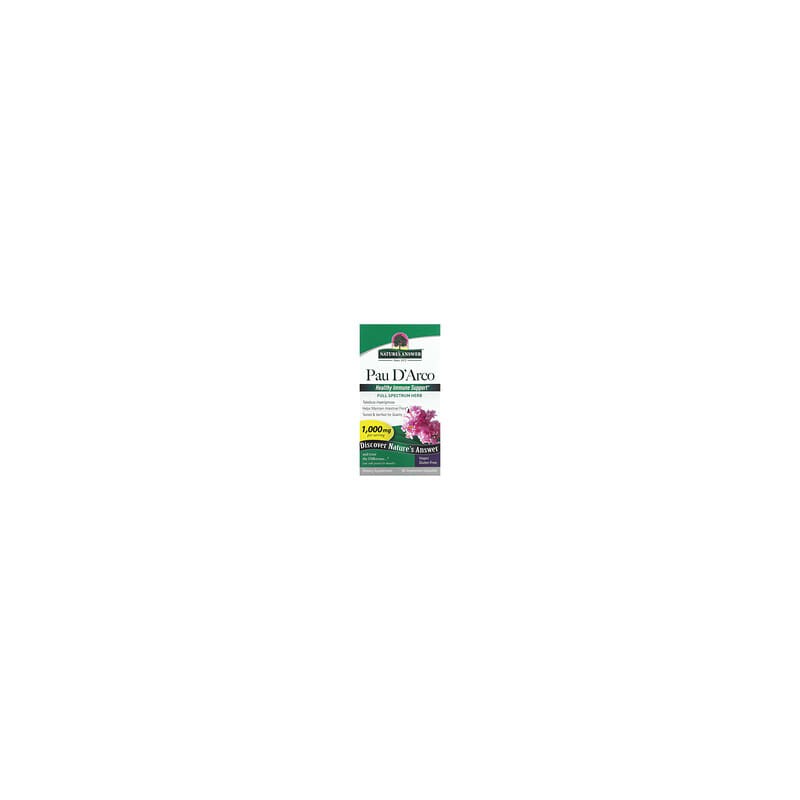Nature's Answer, Pau D'Arco, 1000 mg, 90 cápsulas vegetales (500 mg por cápsula)