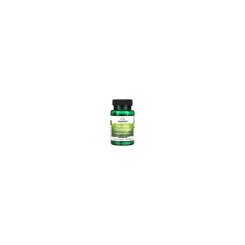 Swanson, Extracto 5: 1 de Garcinia cambogia`` 60 cápsulas