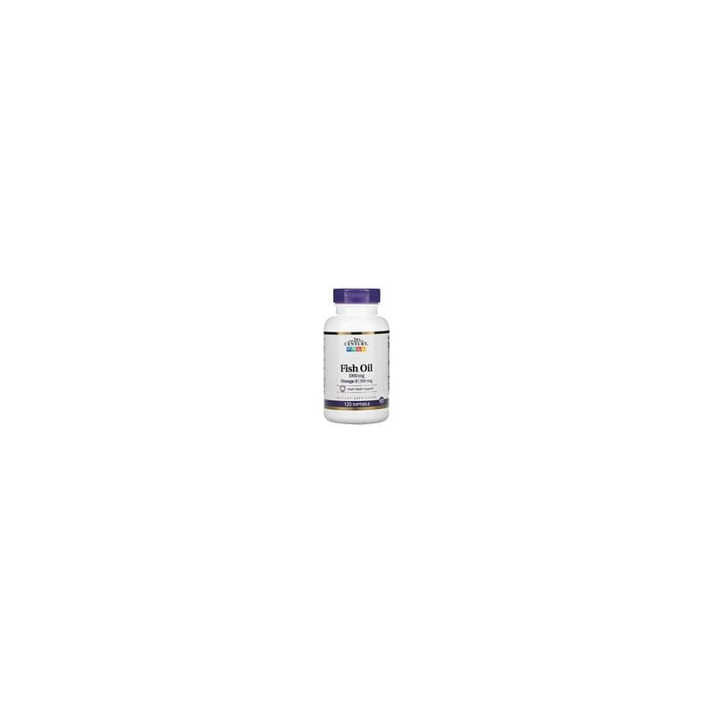 21st Century, Aceite de pescado, 1000 mg, 120 softgels