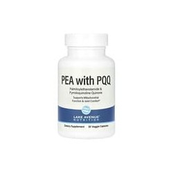 Lake Avenue Nutrition, PEA 300 mg y PQQ 10 mg, 30 cápsulas vegetales