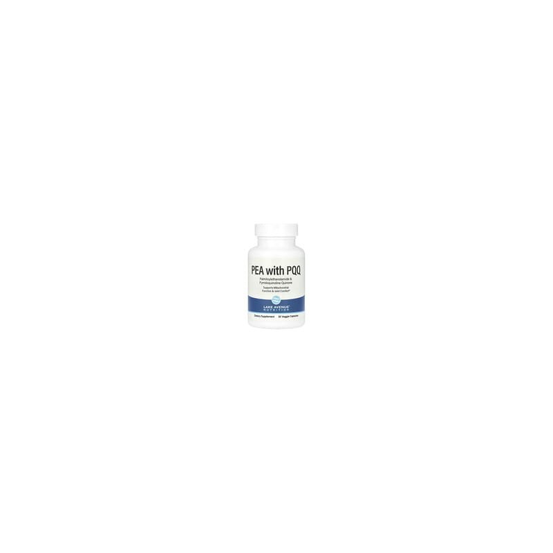 Lake Avenue Nutrition, PEA 300 mg y PQQ 10 mg, 30 cápsulas vegetales