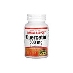 Natural Factors, Quercetina, 500 mg, 60 cápsulas vegetales