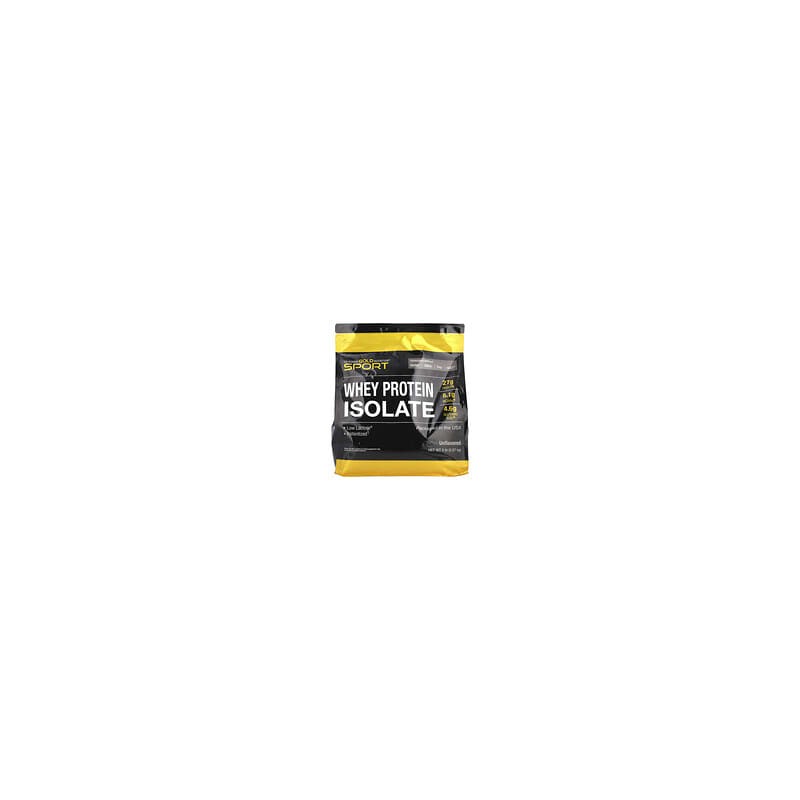 California Gold Nutrition, Sport, Aislado de proteína de suero de leche, Sin sabor, 2,27 kg (5 lb)