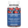 California Gold Nutrition, Gomitas probióticas con inulina, Sabor natural a bayas mixtas, 90 gomitas vegetales