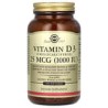 Solgar, Vitamina D3 (colecalciferol), 25 mcg (1000 UI), 250 cápsulas blandas