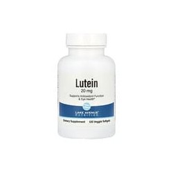 Lake Avenue Nutrition, Luteína, 20 mg, 120 cápsulas blandas vegetales