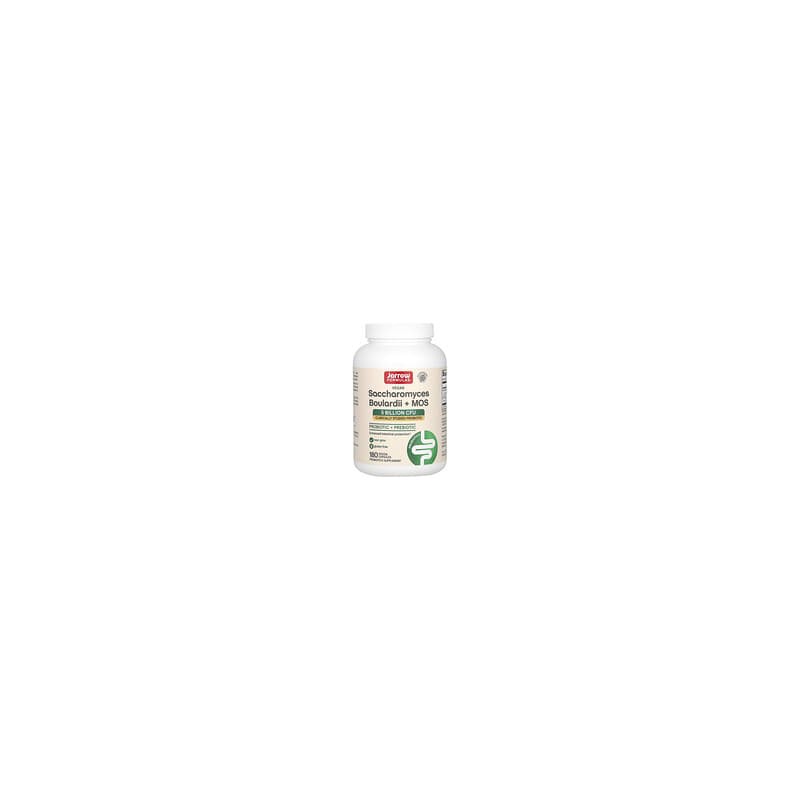 Jarrow Formulas, Suplemento con Saccharomyces boulardii y MOS, 5000 millones, 180 cápsulas vegetales de liberación retardada