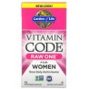 Garden of Life, Vitamin Code, RAW One, Suplemento multivitamínico de una ingesta diaria para mujeres, 75 cápsulas vegetales