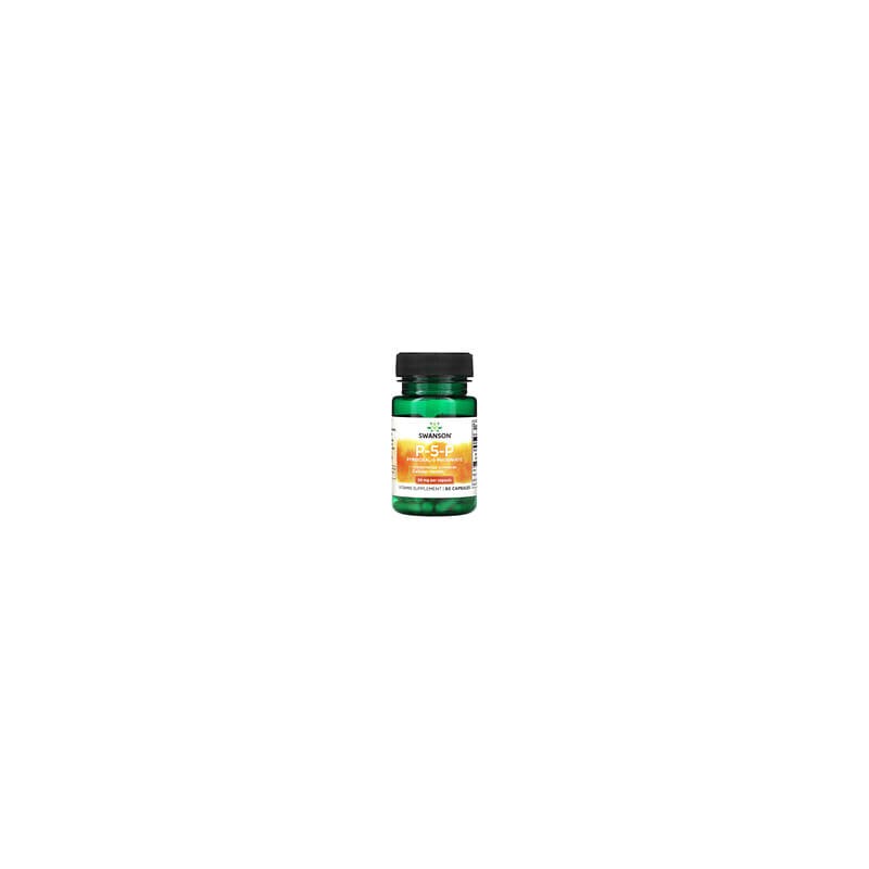 Swanson, P-5-P piridoxal-5-fosfato, 20 mg, 60 cápsulas