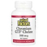 Natural Factors, Quelato de cromo FTG, 500 mcg, 90 comprimidos